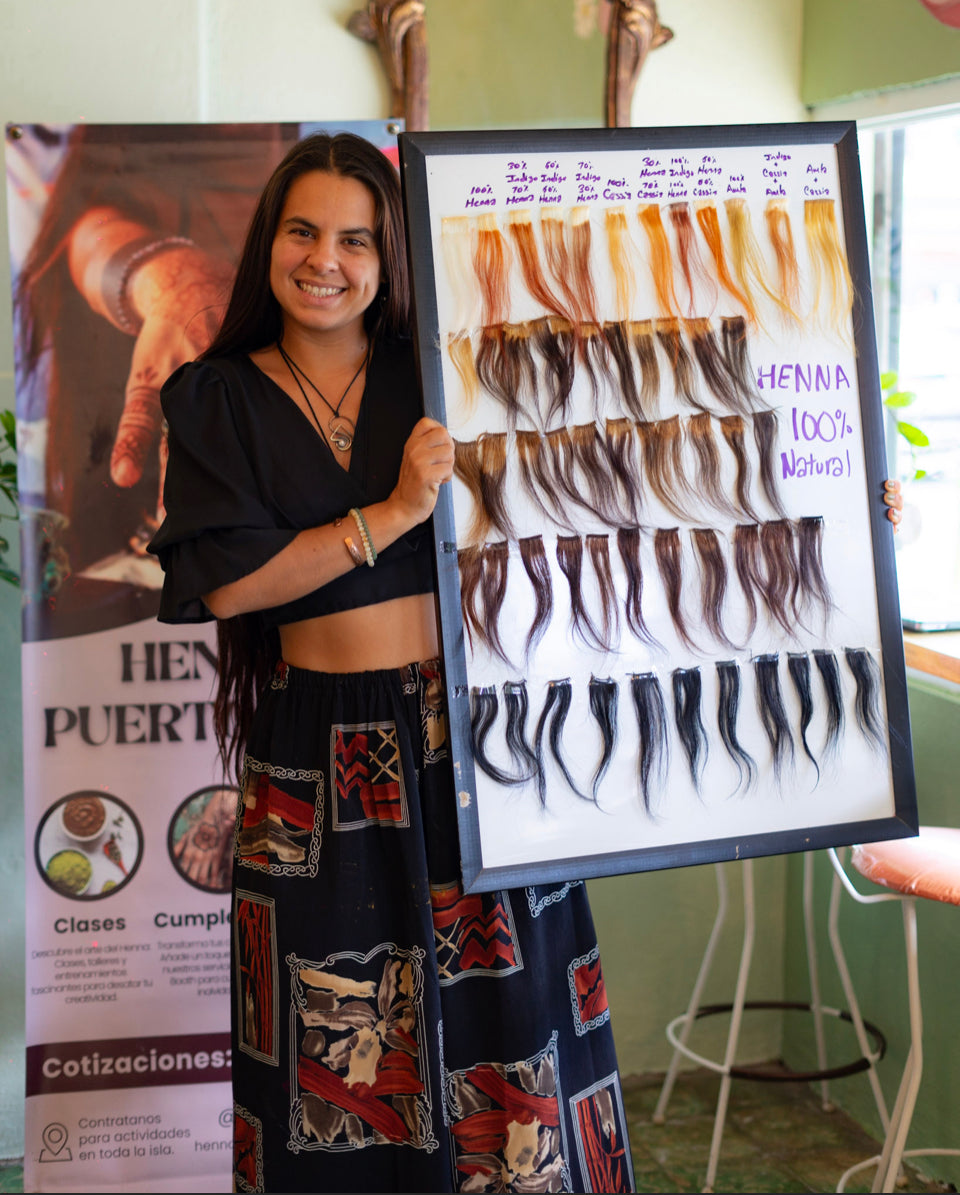 🖤 Cómo lograr cabello negro con henna (paso a paso real) Aprende cómo lograr cabello negro natural con henna e índigo paso a paso. Guía completa, errores comunes y recomendaciones reales.