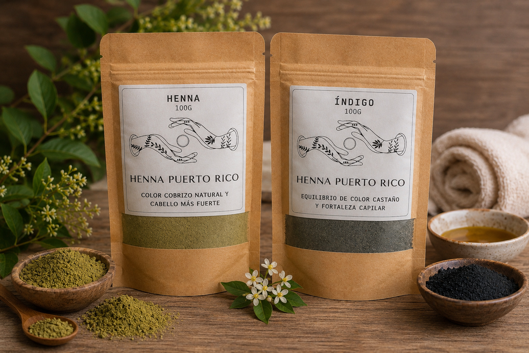Bundle de Mascarillas Índigo y Henna