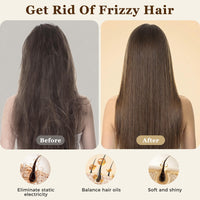 BLACK EGG Boar Bristle Hair Brush for Women Men Kid, Soft Natural Bristles Brush for Thin and Fine Hair, Restore Shine and Texture, Set includes Bamboo comb and 3 hair ties, Excellent Gift Idea
