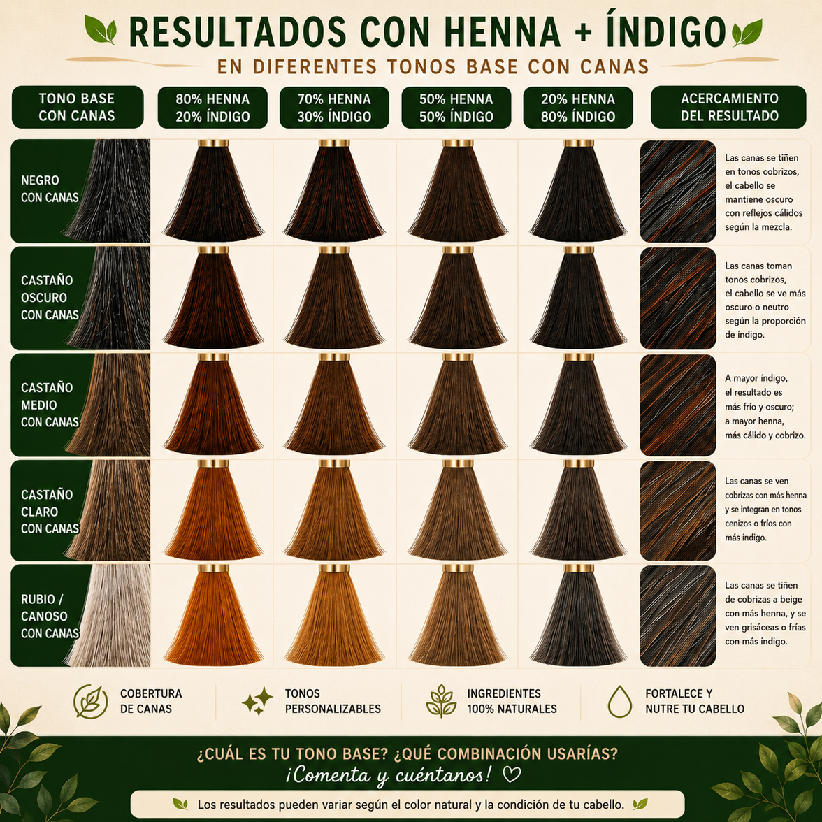 Bundle de Mascarillas Índigo y Henna