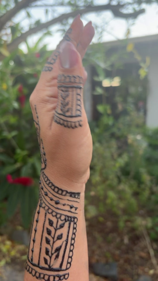 Tinta de Jagua Natural - Conitos para Tatuajes Temporales y Arte Corporal
